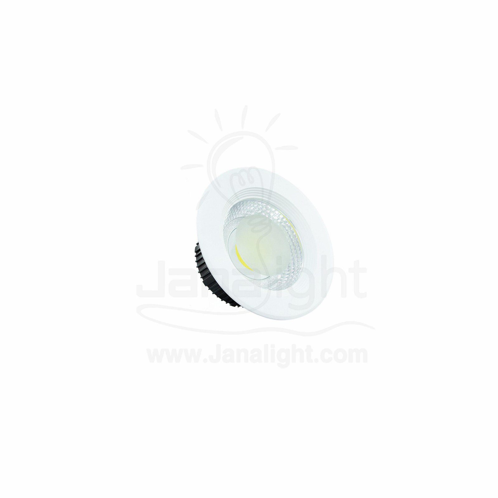 كومبكت COB ابيض 15 وات HD metal white compact 15 watt COB downlight